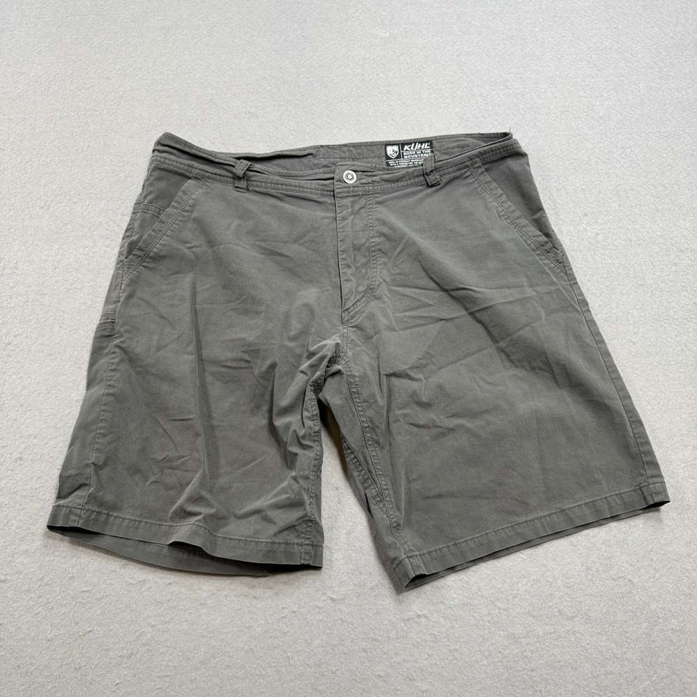 Kuhl Shorts Men's 38 Gray Relaxed Fit Lightweight Camping Hiking Outdoor Utility